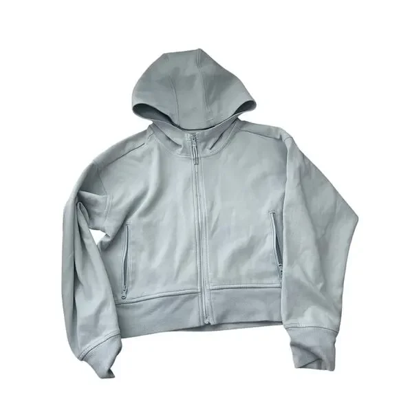 Old Navy Girls Dynamic Fleece Hoodie - Pale Grass - L (10/12) - Picture 2 of 5